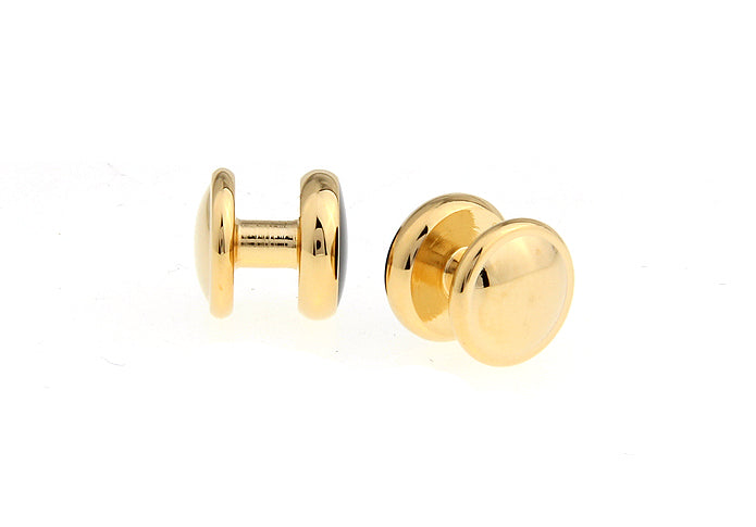Gold Black Tuxedo Set Cufflink.