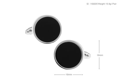 Black Silver Tuxedo Set Cufflink.