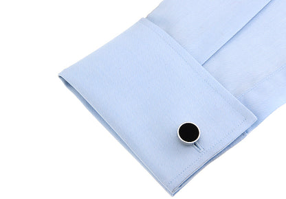Black Silver Tuxedo Set Cufflink.