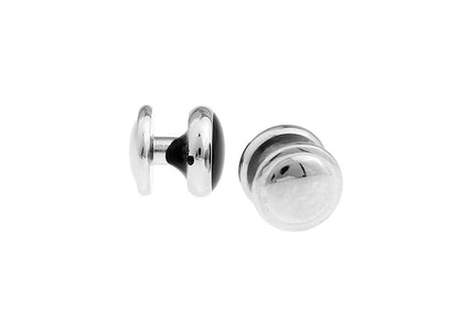 Black Silver Tuxedo Set Cufflink.