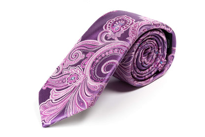Purple Paisley Tie.
