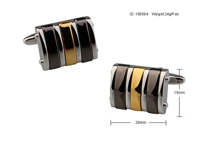 Black Gold Multi Cufflink.