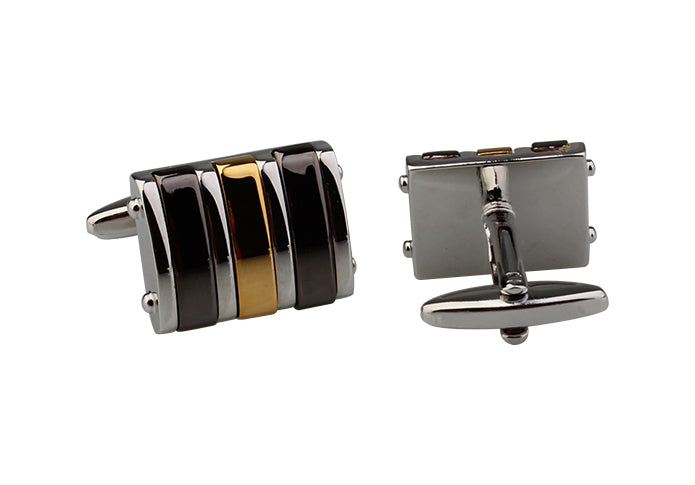 Black Gold Multi Cufflink.