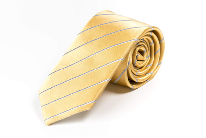 Yellow Sky Striped Tie.