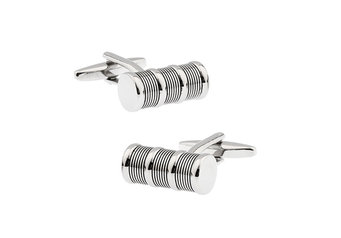 Silver Bolt Cufflink.