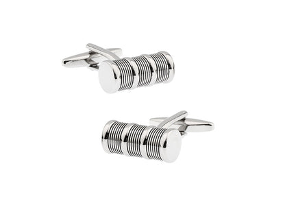 Silver Bolt Cufflink.