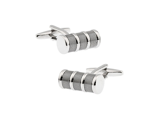 Silver Bolt Cufflink.