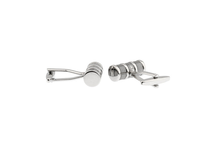 Silver Bolt Cufflink.