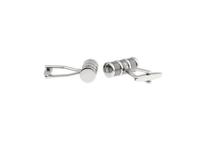 Silver Bolt Cufflink.