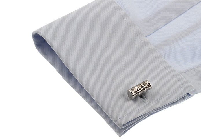 Silver Bolt Cufflink.