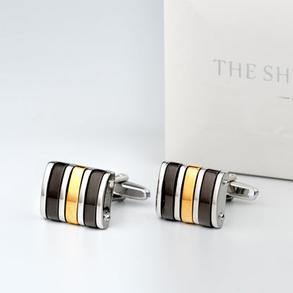 Black Gold Multi Cufflink.