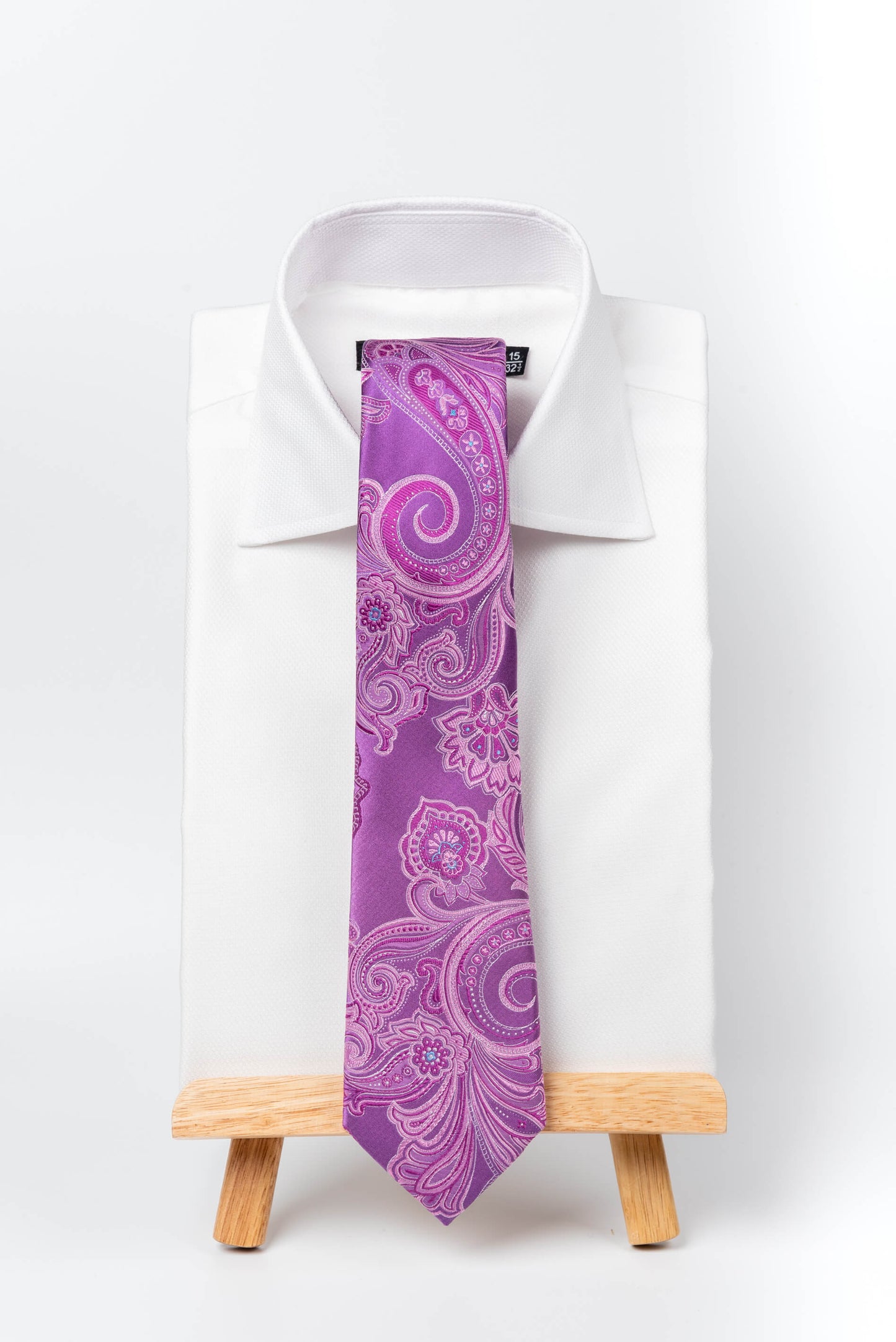 Purple Paisley Tie.