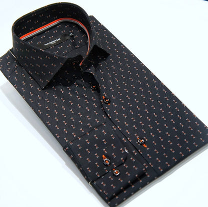 Black Spotted Print