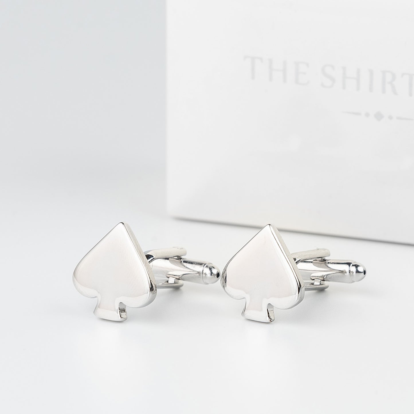 Sliver Spades Cufflinks