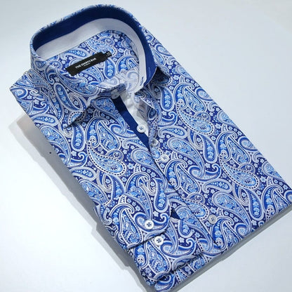 Blue Floral Print.
