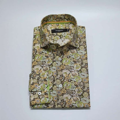 Brown Multi Floral Print.