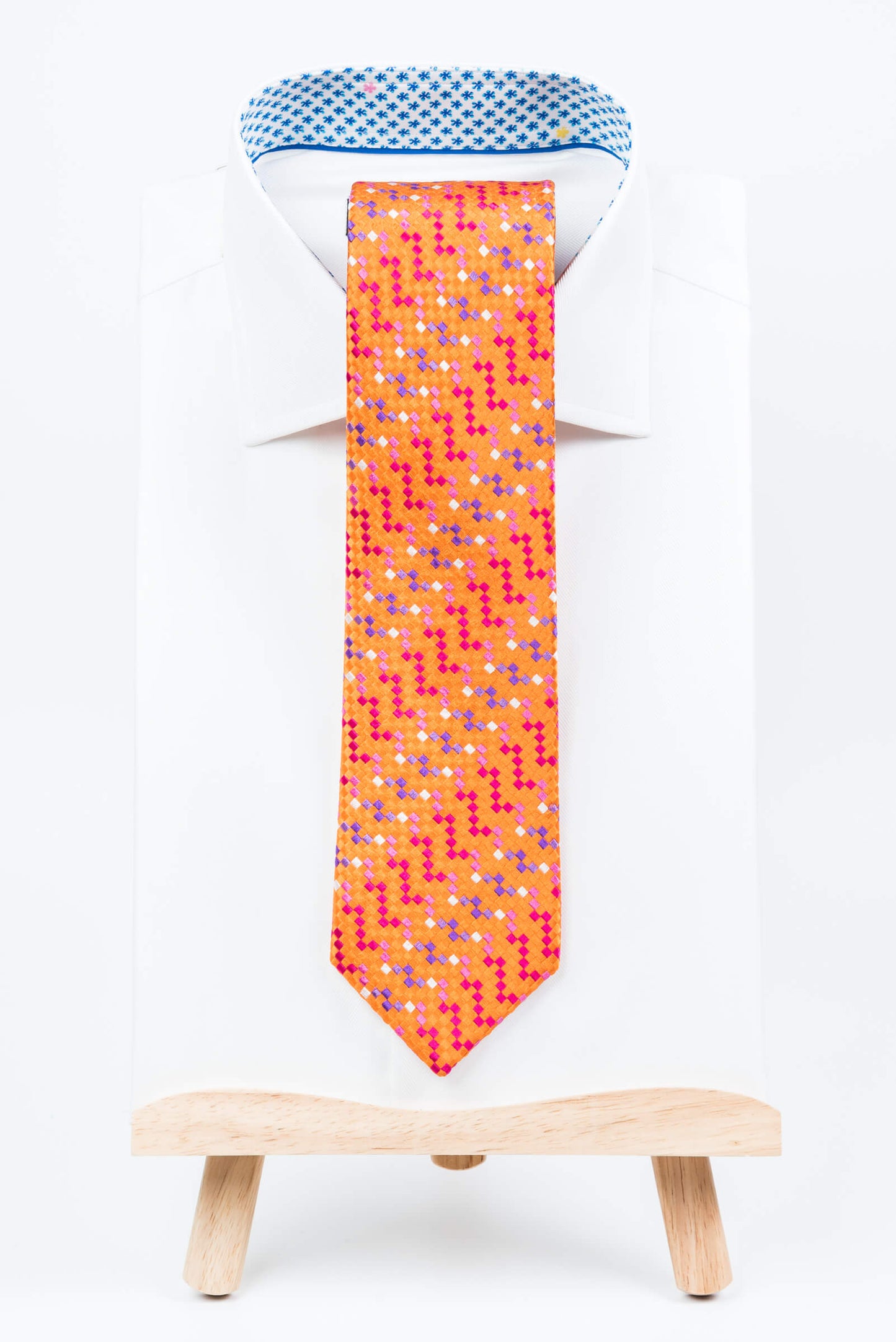 Vibrant Orange Tie.